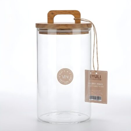 Glass Jar 1400 ml - 14X14.5 cm - July Collection (Copy)